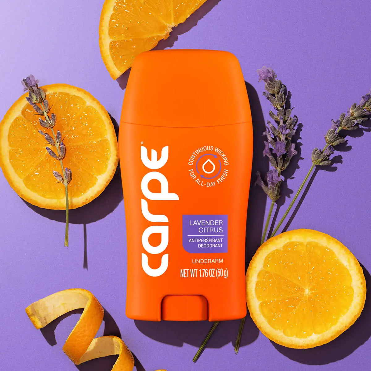 Carpe Antiperspirant Deodorant - Clinically Tested 100-Hour Sweat & Odor Control - Quick-Drying, Non-Greasy Deodorant for Men & Women - No Baking Soda or Parabens