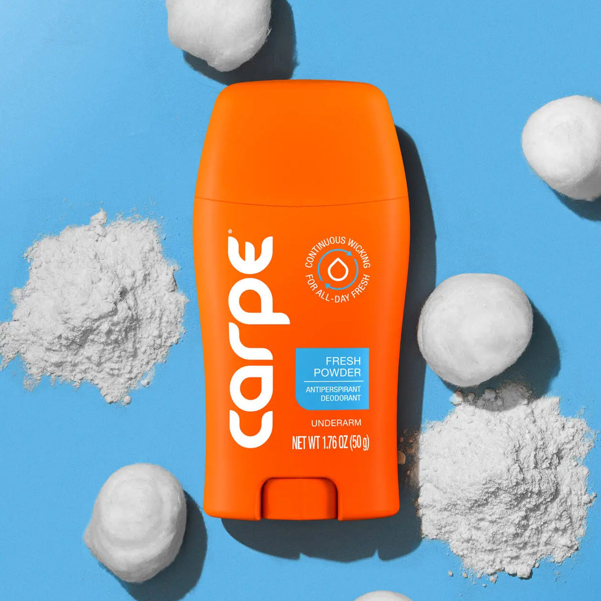 Carpe Antiperspirant Deodorant - Clinically Tested 100-Hour Sweat & Odor Control - Quick-Drying, Non-Greasy Deodorant for Men & Women - No Baking Soda or Parabens