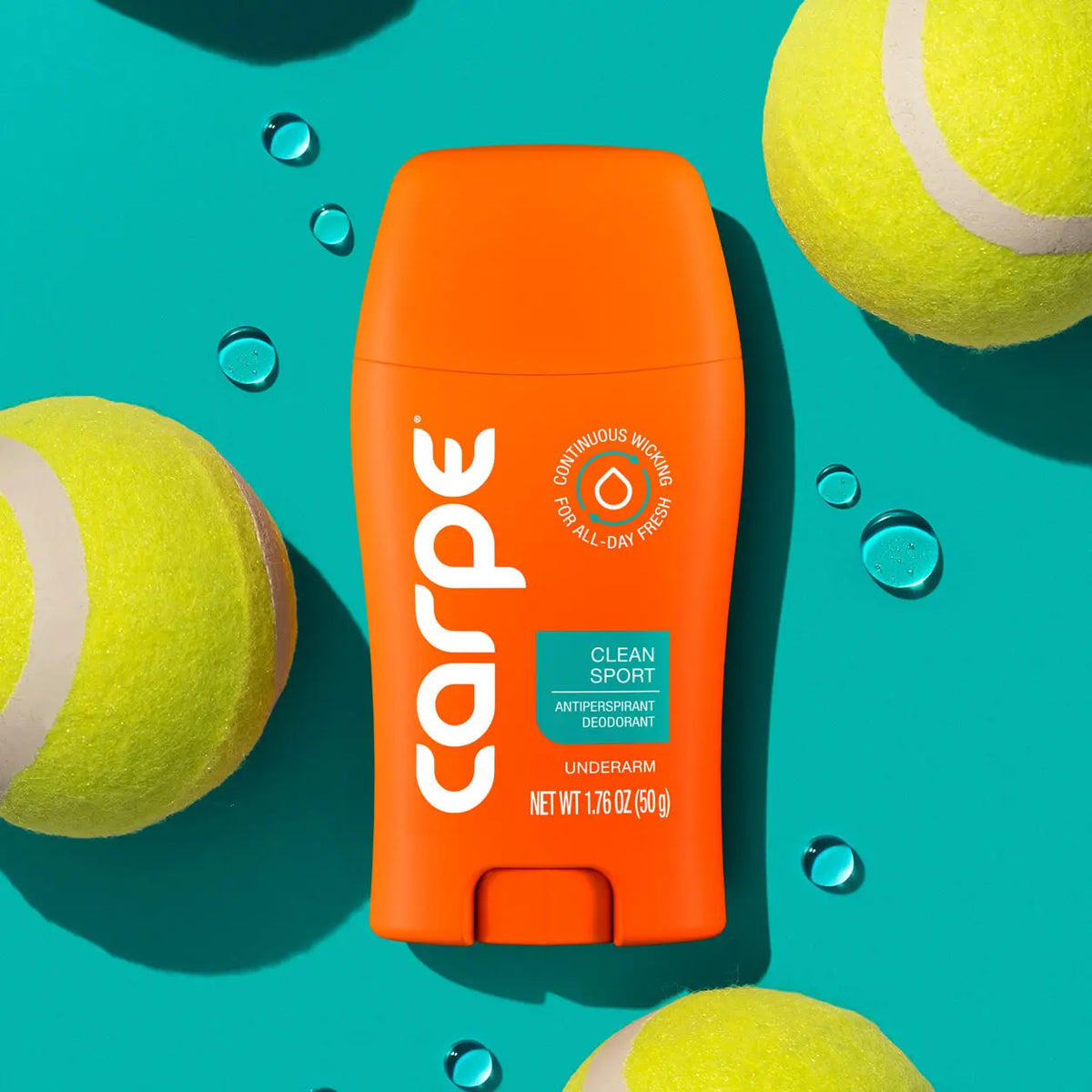 Carpe Antiperspirant Deodorant - Clinically Tested 100-Hour Sweat & Odor Control - Quick-Drying, Non-Greasy Deodorant for Men & Women - No Baking Soda or Parabens