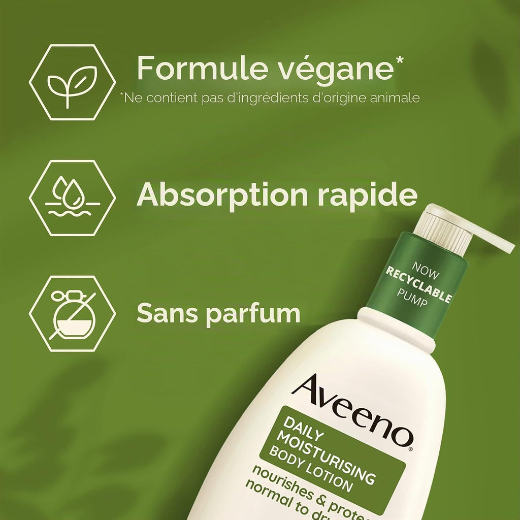 Lot De 3 Lotions Hydratantes Quotidiennes Pour Le Corps (3 X 500 Ml), Lotion Hydratante Enrichie En Flocons D'Avoine Colloïdale Nourrissante, Crème Hydratante Douce Pour Le Corps Adaptée Aux
