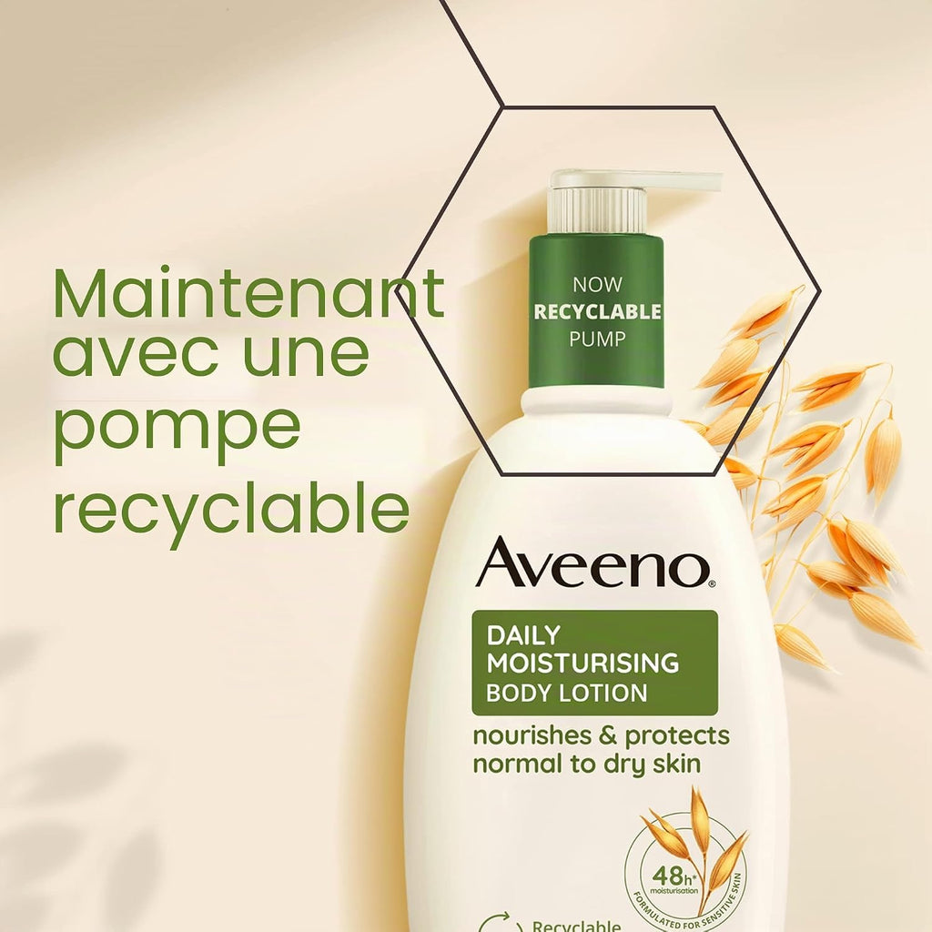 Lot De 3 Lotions Hydratantes Quotidiennes Pour Le Corps (3 X 500 Ml), Lotion Hydratante Enrichie En Flocons D'Avoine Colloïdale Nourrissante, Crème Hydratante Douce Pour Le Corps Adaptée Aux