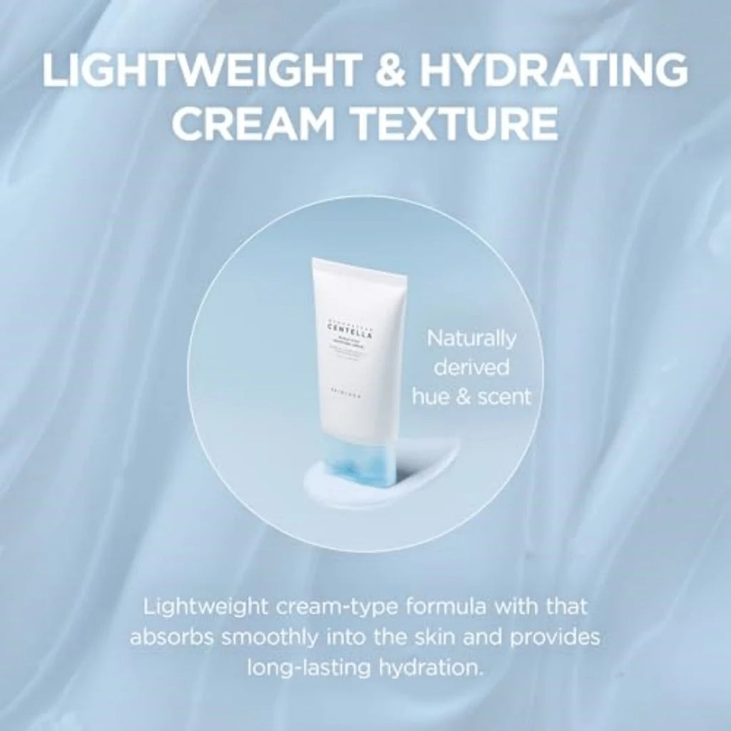 Crème hydratante pour le visage SKIN1004 Hyalu-Cica, hydratation intense pour peaux sèches et déshydratées, soin coréen pour la peau