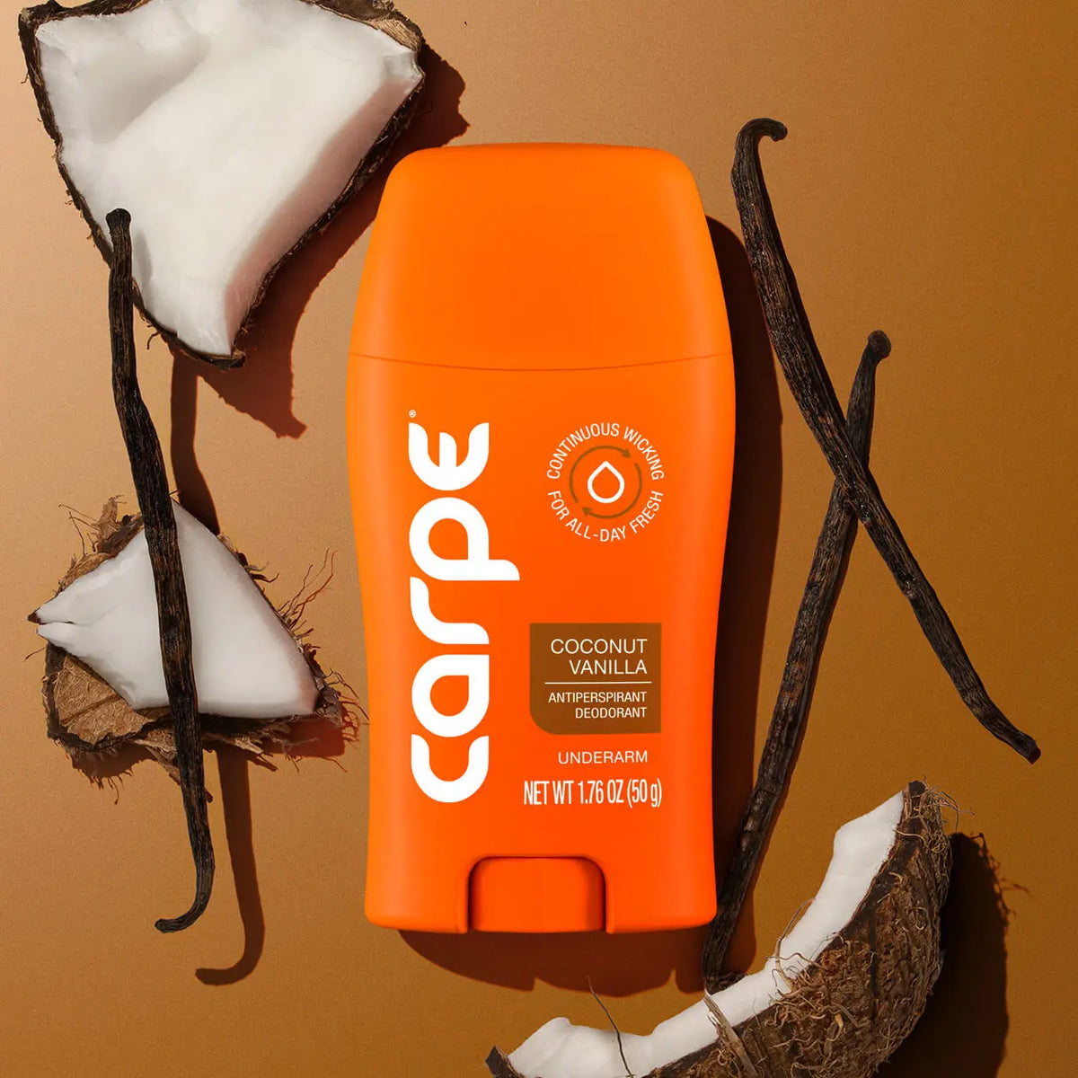Carpe Antiperspirant Deodorant - Clinically Tested 100-Hour Sweat & Odor Control - Quick-Drying, Non-Greasy Deodorant for Men & Women - No Baking Soda or Parabens